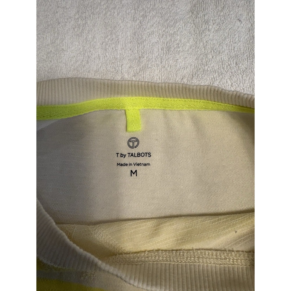 T By Talbots Long Sleeve Multi Colored Tee Shirt, Medium - Picture 2 of 9